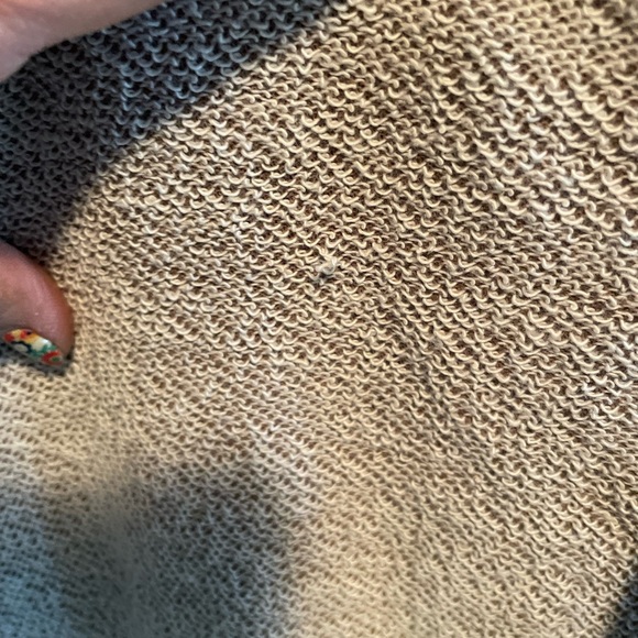 Striped Brown and Tan Men's Sweater - Picture 2 of 5